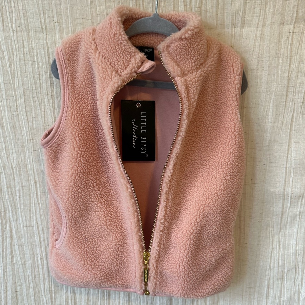 Little Bipsy Soft Pink Fleece Vest